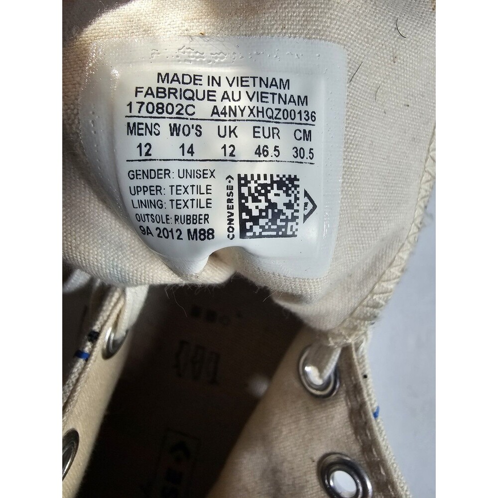 Converse Chuck 70 Hi 'Archive Paint Splatter' Mens 12/w 14 - Picture 6 of 6